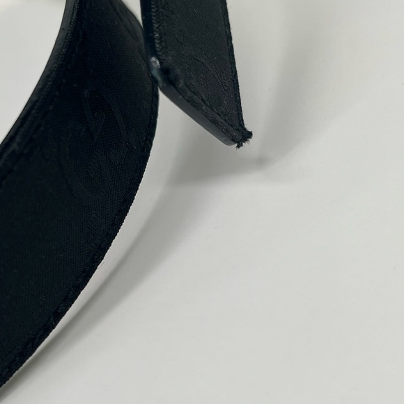 GUCCI Double G Logo Canvas Belt - Picture 5 of 7